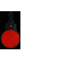 Red LED Reflector With Clip